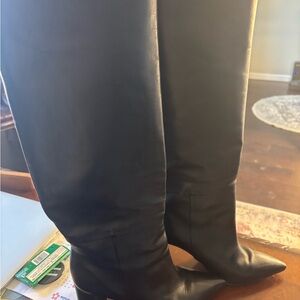 Steve Madden Black Heeled Boots